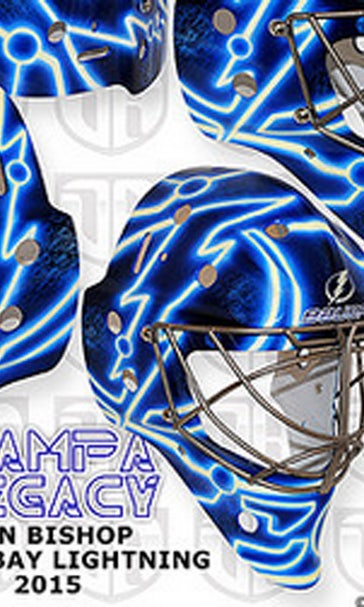 Ben Bishop honors Tampa and Lightning with glow-in-dark mask